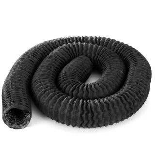 Conducto flexible ecológico antibacteriano y antifúngico 10M - negro
