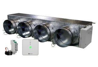 Easyzone 25 Wi-Fi AZC25 con Compuertas: Ø 200 mm y Altura:  250 mm #de comp.: