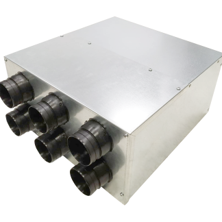 PLENUM DE DISTRIBUCIÓN AISLADO REVERSIBLE PARA VMC ø160mm