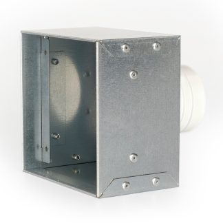 PLENUM TERMINAL DE TECHO GALVANIZADO CON CONEXIÓN POSTERIOR ø75MM