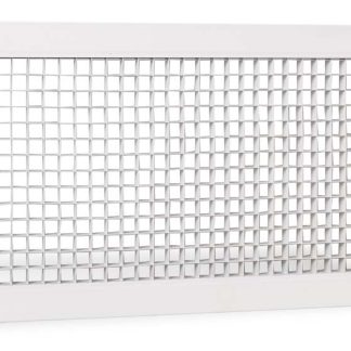 REJILLA RECTANGULAR MALLA CUADRADA 13MM ALUMINIO BLANCO RAL9016