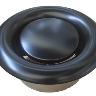 DIFUSOR EXTRACCIÓN METÁLICO AJUSTABLE CLÁSICO NEGRO (RAL9005)