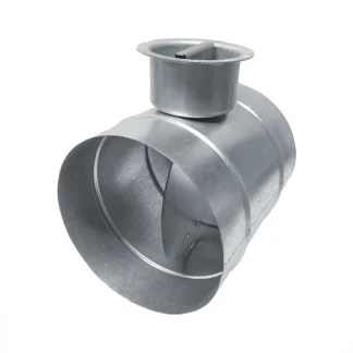 COMPUERTA MARIPOSA MANUAL PARA CONDUCTO CIRCULAR GALVANIZADO CU COMPONENTES 644 43.webp