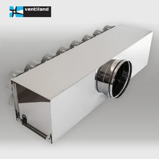 PLENUM DE DISTRIBUCION INOX 16 SALIDAS ENTRADA PASO RECTO TA INSTALACION Y CONEXIONADO 748 43.webp